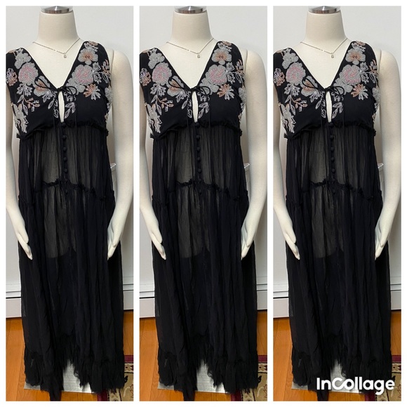 Free Free people Secret Garden Maxi Top - Picture 3 of 11